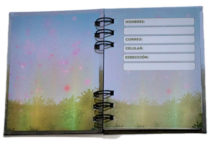 Libreta hada del bosque