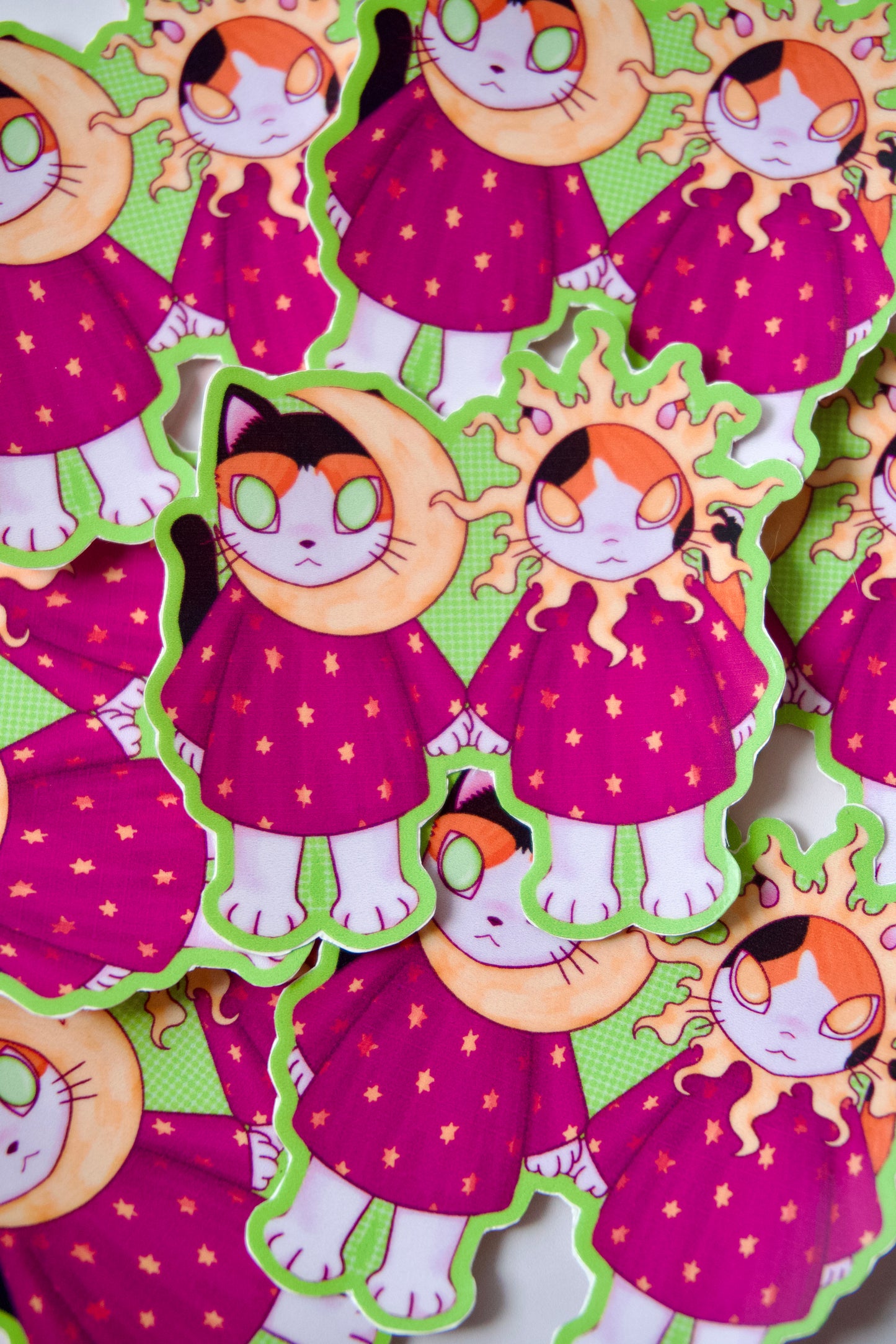 Sticker Sol y Luna